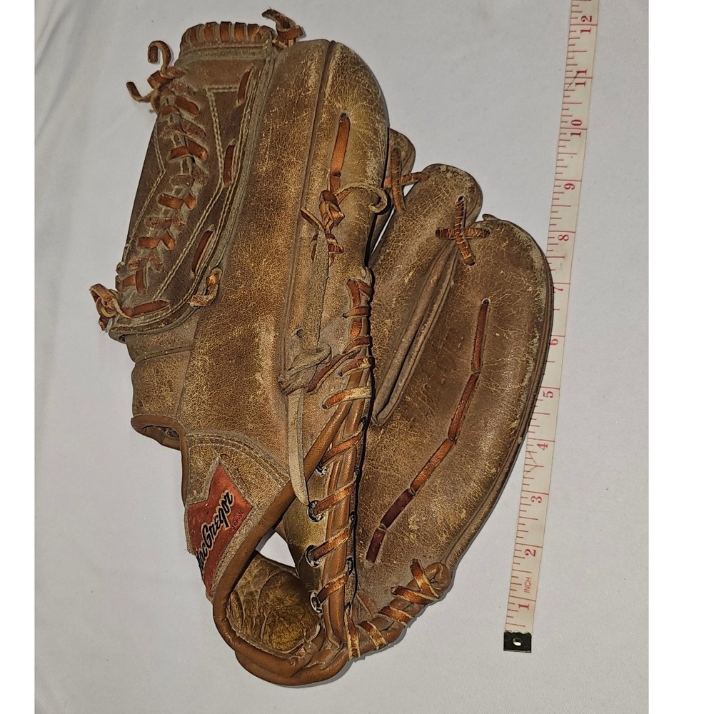 Vintage MacGregor Baseball Glove Natural Pocket Leather Japan Brown‎ 12 Inch